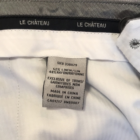 Le Chateau Linen Vest Suit. - Picture 12 of 16